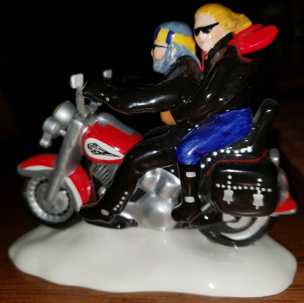 **SOLD** Dept 56 Harley Davidson Christmas Village